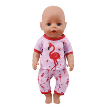 Load image into Gallery viewer, Doll Clothes 15 Styles T-Shirt+Skirt/Pants Unicorn Dress Fit 18 Inch American Doll&amp;43 Cm Baby Doll For Our Generation Girl`s Toy
