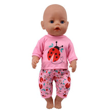 Load image into Gallery viewer, Doll Clothes 15 Styles T-Shirt+Skirt/Pants Unicorn Dress Fit 18 Inch American Doll&amp;43 Cm Baby Doll For Our Generation Girl`s Toy