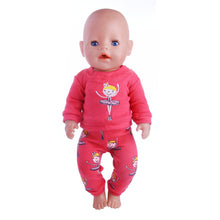 Load image into Gallery viewer, Doll Clothes 15 Styles T-Shirt+Skirt/Pants Unicorn Dress Fit 18 Inch American Doll&amp;43 Cm Baby Doll For Our Generation Girl`s Toy