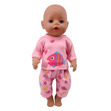 Load image into Gallery viewer, Doll Clothes 15 Styles T-Shirt+Skirt/Pants Unicorn Dress Fit 18 Inch American Doll&amp;43 Cm Baby Doll For Our Generation Girl`s Toy