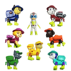 Paw Patrol Dog Plastic Playset Observatory Toys Patrulla Canina Toy With Voice Action Figures Model Toy Children Toys Gifts A15